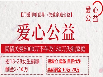 桃山捐卵助孕生子 爱心志愿者招募